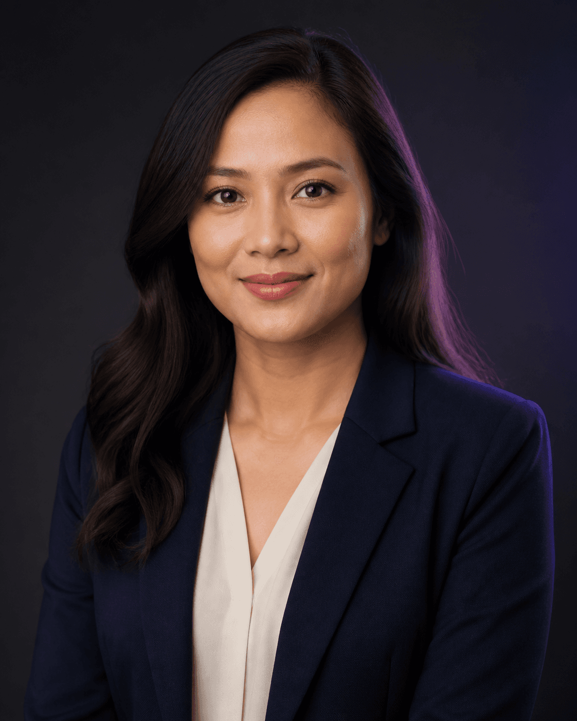 Illustrative professional AI portrait preview